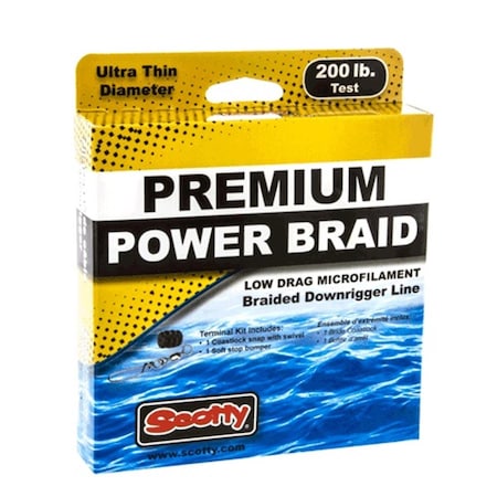 Scotty Fishing 400 ft. Braid Downrigger Line Test Spool with Kit 620029