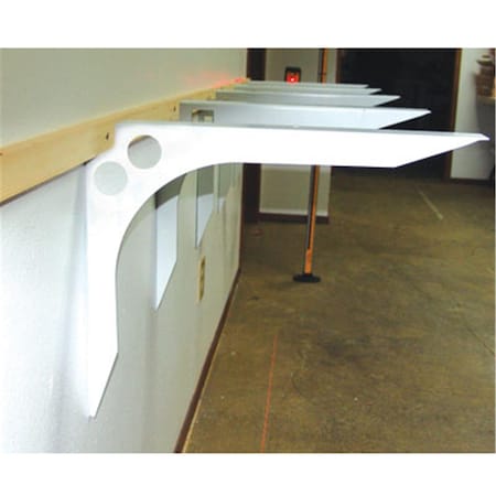 Hd FastCap Speed Brace Shelf Bracket 21 x 28 in.- Stainless Steel FCSB21X28SS