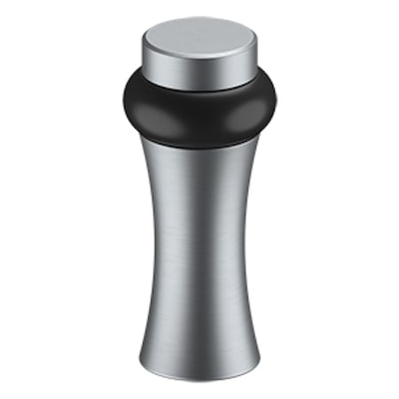 Deltana 3-1/2 Universal Decorative Floor Bumper Satin Chrome Finish UFBD3505U26D