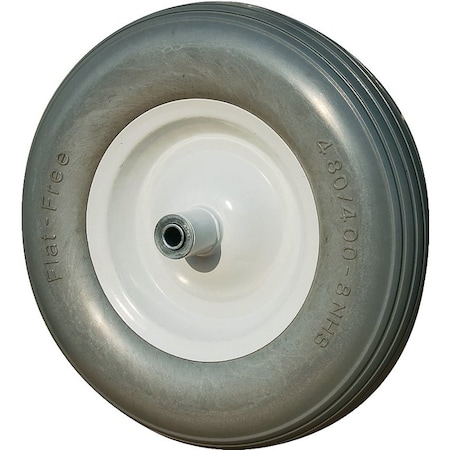 Prosource Wheelbarrow Tire, 500 lb Max Load, Polyurethane, 16 in Dia Tire PR1602