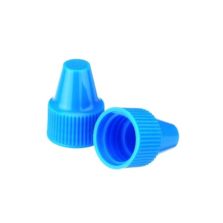 Wheaton Dropper Tip Cap, 13-425, Blue, PK 1000 W242534-A