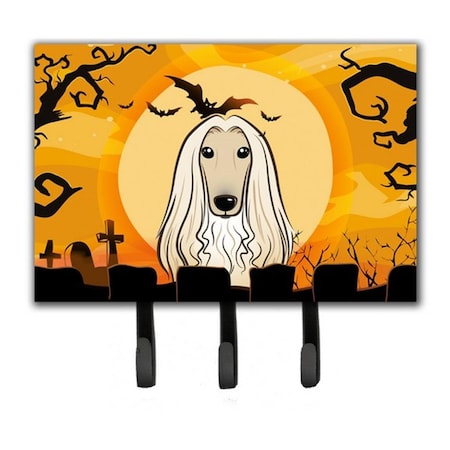 Carolines Treasures Halloween Afghan Hound Leash and Key Holder BB1802TH68