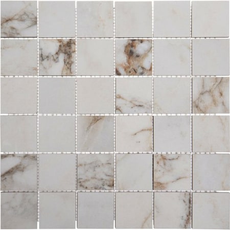 Andova Tiles SAMPLE-Venataro 2-in. x 2-in. Polished Natural Stone/ Marble Porcelain Floor and Wall Mosaic Tile SAM-ANDVENA1544