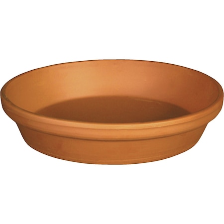Deroma 5.9'' Red Terracotta Clay Standard Saucer M8210PZ