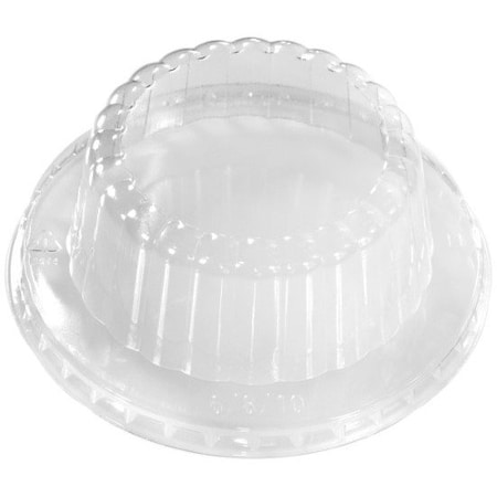 Heritage Bag Clear PETE Dome Cold Lid For 6/8/10/16 oz Food Containers LFRD-10 / 310393016
