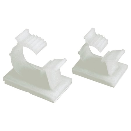 Gardner Bender Cable Clip, Plastic, 3/4 in Bundle Dia., White GKK-1575