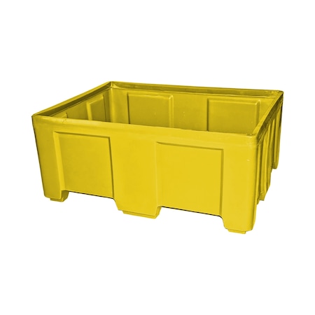Myton Industries Stack Only Bulk Ship Container, 650lb. capacity, YLW SO-5038-1 YELLOW