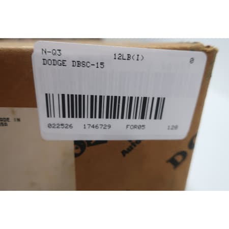 Dodge Industrial 025647 ELECTRIC BRAKE 24V-DC 15LB-FT 25647