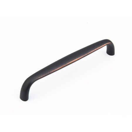Schaub 6in Center to Center Traditional Cabinet Pull Michelangelo Bronze Finish 737-MIBZ