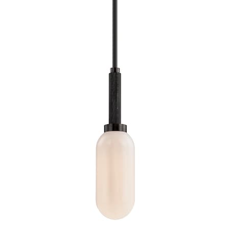 Troy Lighting Annex 1 Light Pendant 5 In. Anodized Black F7353-AN