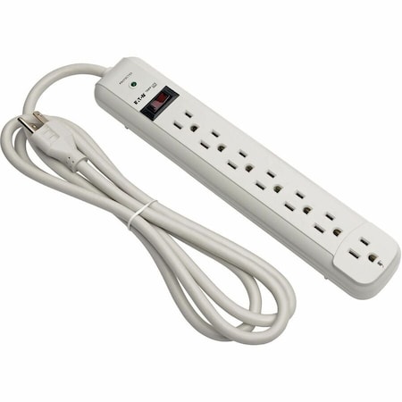 Eaton Tripp Lite Series Protect It 7-Outlet Surge Protector, 6 ft. Cord, 1080 Joules, Diagnostic LED,  STRIKER