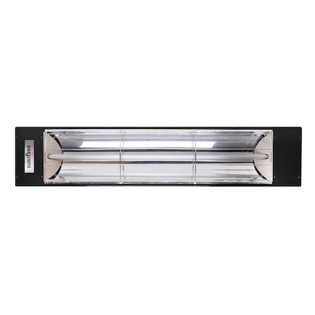 Eurofase 304 SS 39in Single Element 2000W 480V Heater, Black, Standard Decor Plate EF20480B