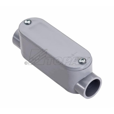 Topaz Conduit Body, Type C, PVC, 3/4" 1182