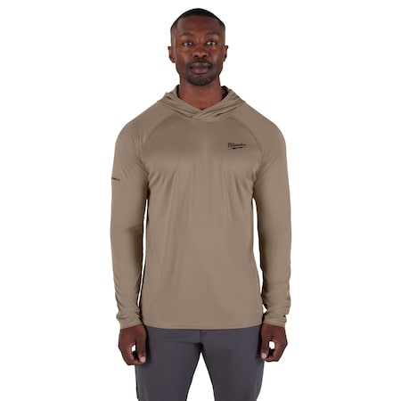 Milwaukee Tool Hoodie, M, Brown, Men's M550N-M