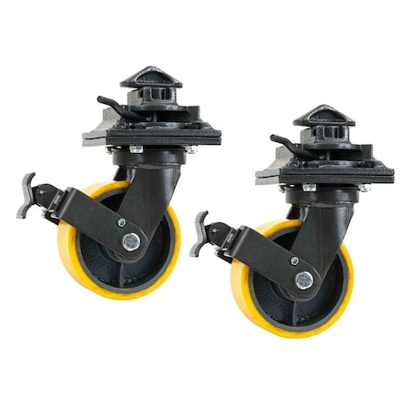 Mytee Products ISO Shipping Container Caster Wheels Single Wheel 6600 lbs WLL / per Wheel, 2PK CTL-CasterWheelx2