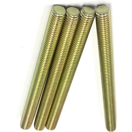 Zmg Fasteners Plus 1 3/4 - 12 X 36" FULLY THREADED STRAIGHT ROD SAE GR 8 J429 ZINC TRIVALENT YELLOW 2046049
