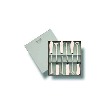 Mepra Evento Butter Spreader Set - 6 Pcs. - Mirror 100344648