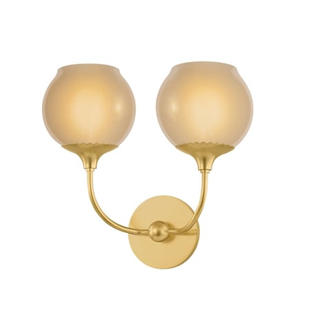 Mitzi 2 Light Danae Bath And Vanity Aged Brass H1107302-AGB