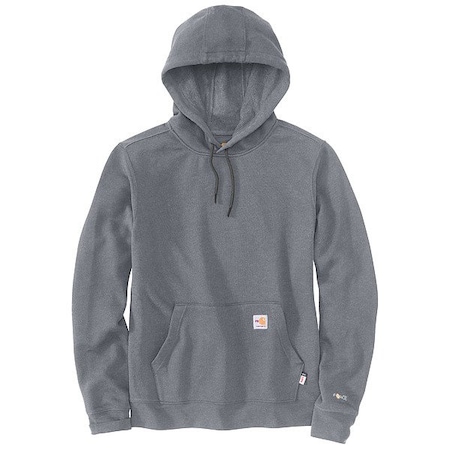 Carhartt Men's Flame-Resistant Hooded Sweatshirt, 25 cal/sq cm, L, Aramid 104983-020LREG