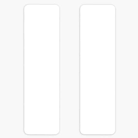 Nashville Wraps White Cookie Backer Cards, 2.625 x 9.5, 25PK GCBWH29