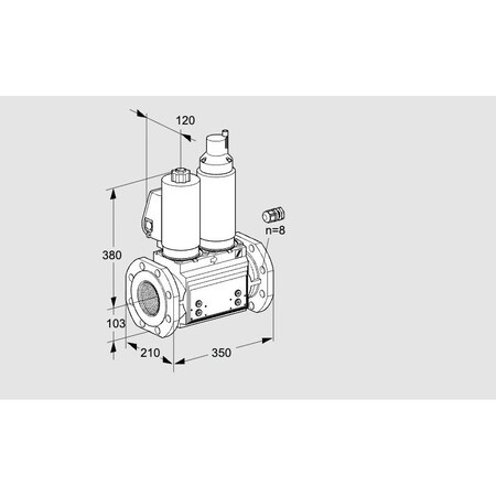 Honeywell Kromschroder VCS8100F05NLWSL3B/PPPP/PPPP KS88206586