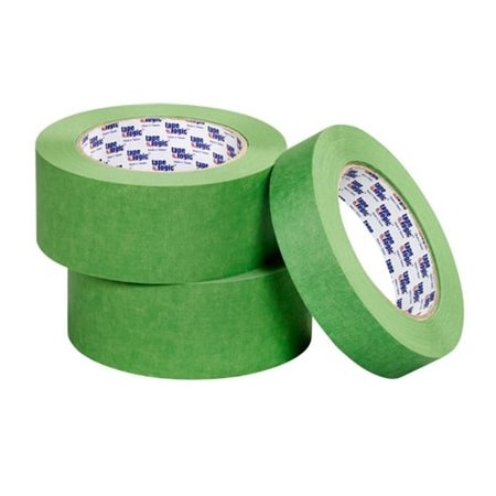 Bubblefast 1'' x 60 yds. 5.0 mil Tape Logic 3200 Green Painter's Tape, 36PK BFT9353200