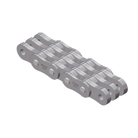 Senqcia Hi-Max Riveted Leaf chain, 30 ft OAL, 1-1/2 in Pitch, Carbon Steel BL1266HMR30