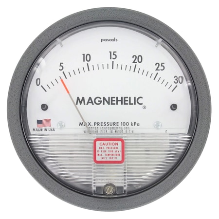 Dwyer Instruments DIFFERENTIAL PRESSURE GAGE RANGE 0-5.0in. W.C & 0-1.25kPa 2005D