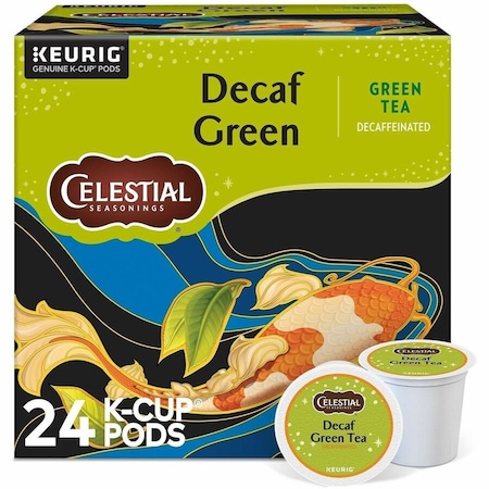Green Mountain Tea, Decaf Green, w/White Tea, K-Cup GMT14737