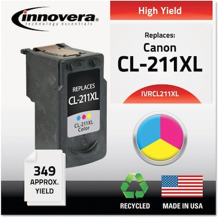 Innovera Ink Cartridge, Tri-Color IVRCL211XL