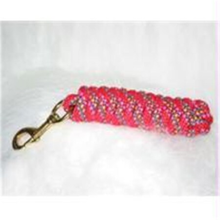 Hamilton Halter Co - Poly Lead With Bolt Snap Confetti- Red 10 Feet - PL58B CNRD 354786