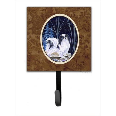 Carolines Treasures Starry Night Japanese Chin Leash Holder Or Key Hook SS8374SH4