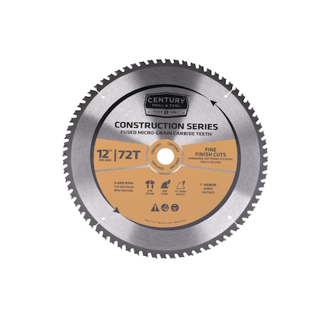 Century Drill & Tool Construction Fine Finish Cuts Mitre Saw Blade 10242