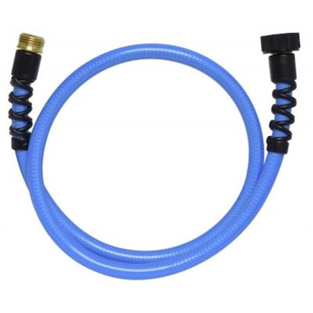 Backseat 1/2 in ID x 4 ft L Water Hose, Blue BA2604861