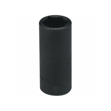 K-Tool International 1/2" Drive Impact Socket black oxide, 1/2"Dr, 1-1/8", 6Pt, Deep KTI-33236