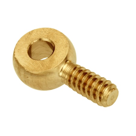 Ampg Fixed Rod End, Brass, Plain, 14 mm OD ZEBM6X30-BR