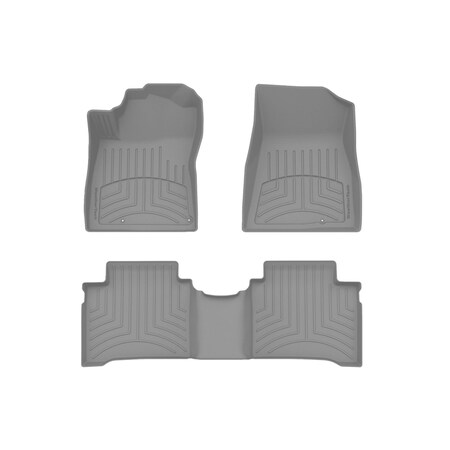 Weathertech Grey, Front and Rear FloorLiner HP 461776-1-2IM