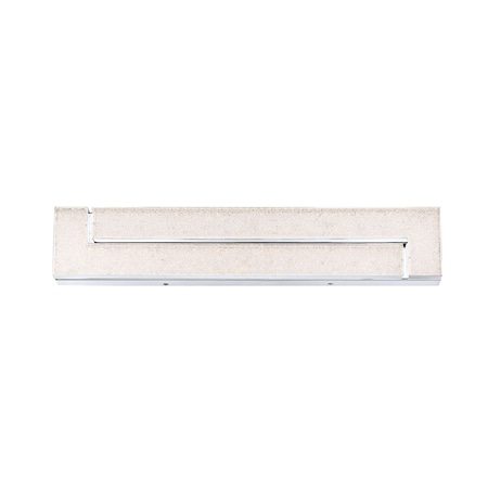 Eurofase Fanton Contemporary LED Wall Sconce, 4-Light, 2600 Lumens, Frosted/Chrome 34098-011