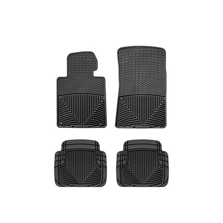 Weathertech Black, Front and Rear All Weather Floor Mats W24-W50