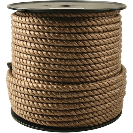 Do It Best 1/2''x250 ' Brown Twisted Unmanila Polypropylene Rope 707449