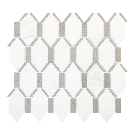 Andova Tiles SAMPLE-Dellary 0.5-in. x 3-in. Novelty Natural Stone Wall & Floor Mosaic Tile SAM-ANDDEL1294