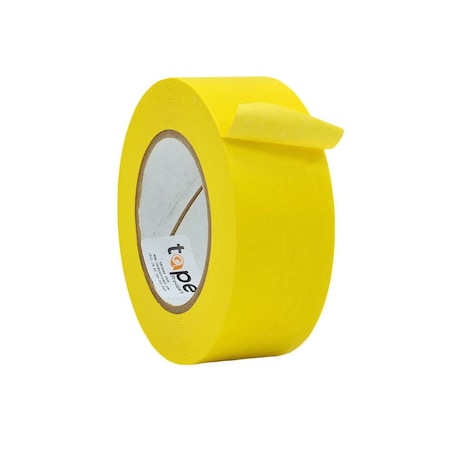 Wod Tape FPTC6 Printable Flatback Tape 6 in. x 60 yds. Yellow, 8PK WOD FPTC6-06000-8-60-YEL