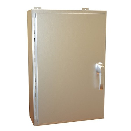 Hammond Handle Electrical Enclosure, 30 in H, 8 in D, 20 in W, 12, 13, 3R, 4, 4X, Stainless Steel HW30208SSHK