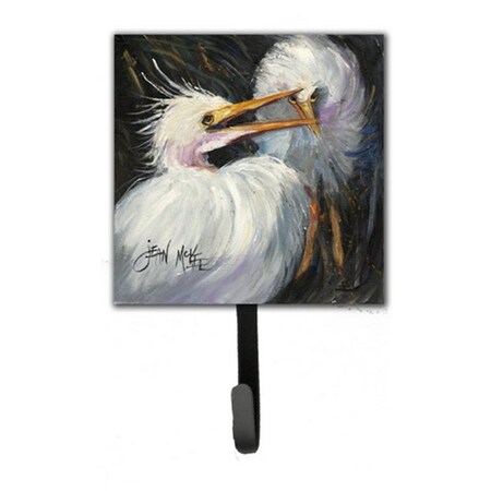 Carolines Treasures White Egret Leash and Key Holder JMK1213SH4