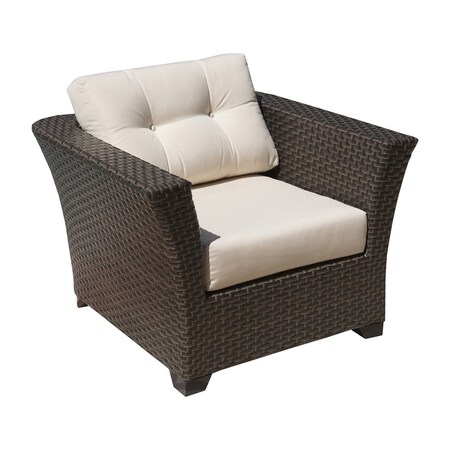 Hospitality Rattan Patio Fiji Lounge Chair with Cushions 901-1347-ATQ-C