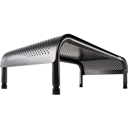 Allsop Metal Art Ergo 3 Adjustable Height Monitor Stand 15Inch Wide Platform 31630, PlBk ASP31630