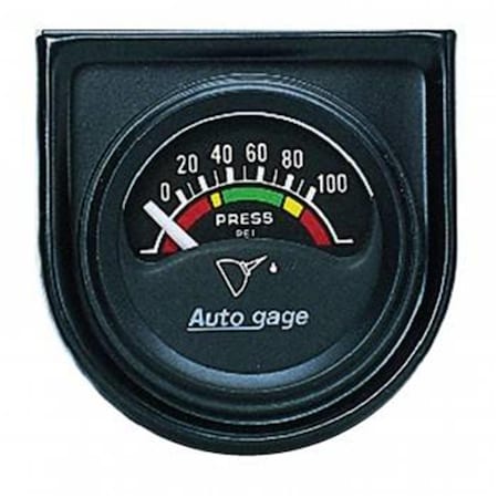 Auto Meter 2354 Auto Gage Electric Oil Pressure Gauge - 1.50 in. ATM2354