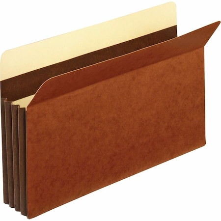 Tops Business Forms Pendaflex, HEAVY-DUTY FILE POCKETS, 3.5in EXPANSION, LEGAL SIZE, REDROPE, 25PK C1526EHD