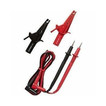 Amprobe Test Lead, Safety Rating Cat Iii 1000 V, 40 In Overall Length, Pvc, BlackRed, TL35B TL35B