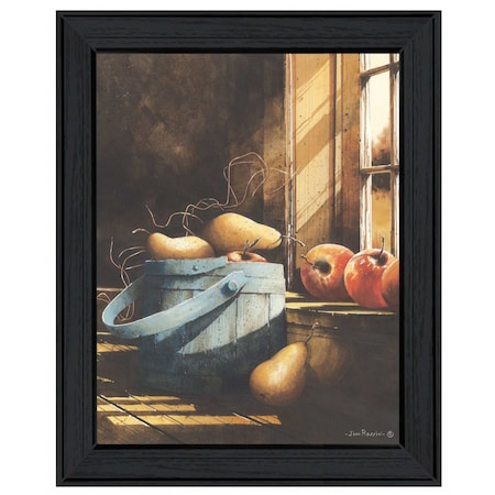 Homeroots Morning Light Black Framed Print Wall Art 407409